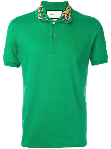 gucci green polo|gucci polo shirt for men.